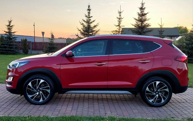 Hyundai Tucson cena 93800 przebieg: 120000, rok produkcji 2019 z Dobrzyca małe 631